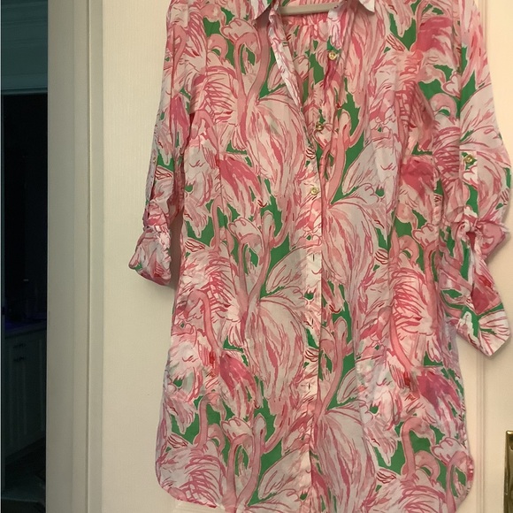Lily Pulitzer size medium blouse - Picture 2 of 4